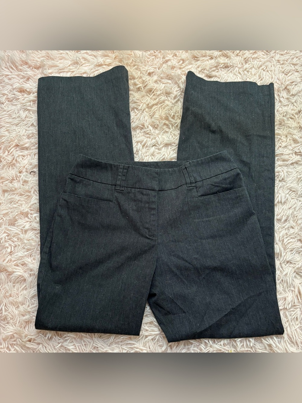 Women's dark gray Dress Pants - Classic Straight Leg